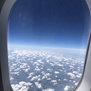 עננים יפים ורכים בטיסה לוינה