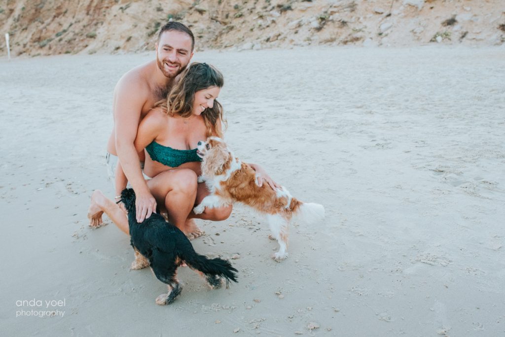 צילומי הריון בים טליה ואיתן - אנדה יואל